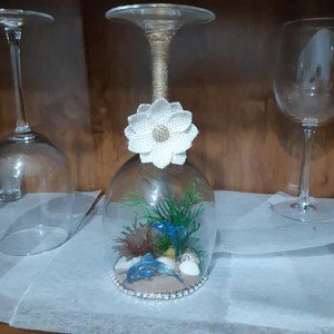 dolphin candle holder set